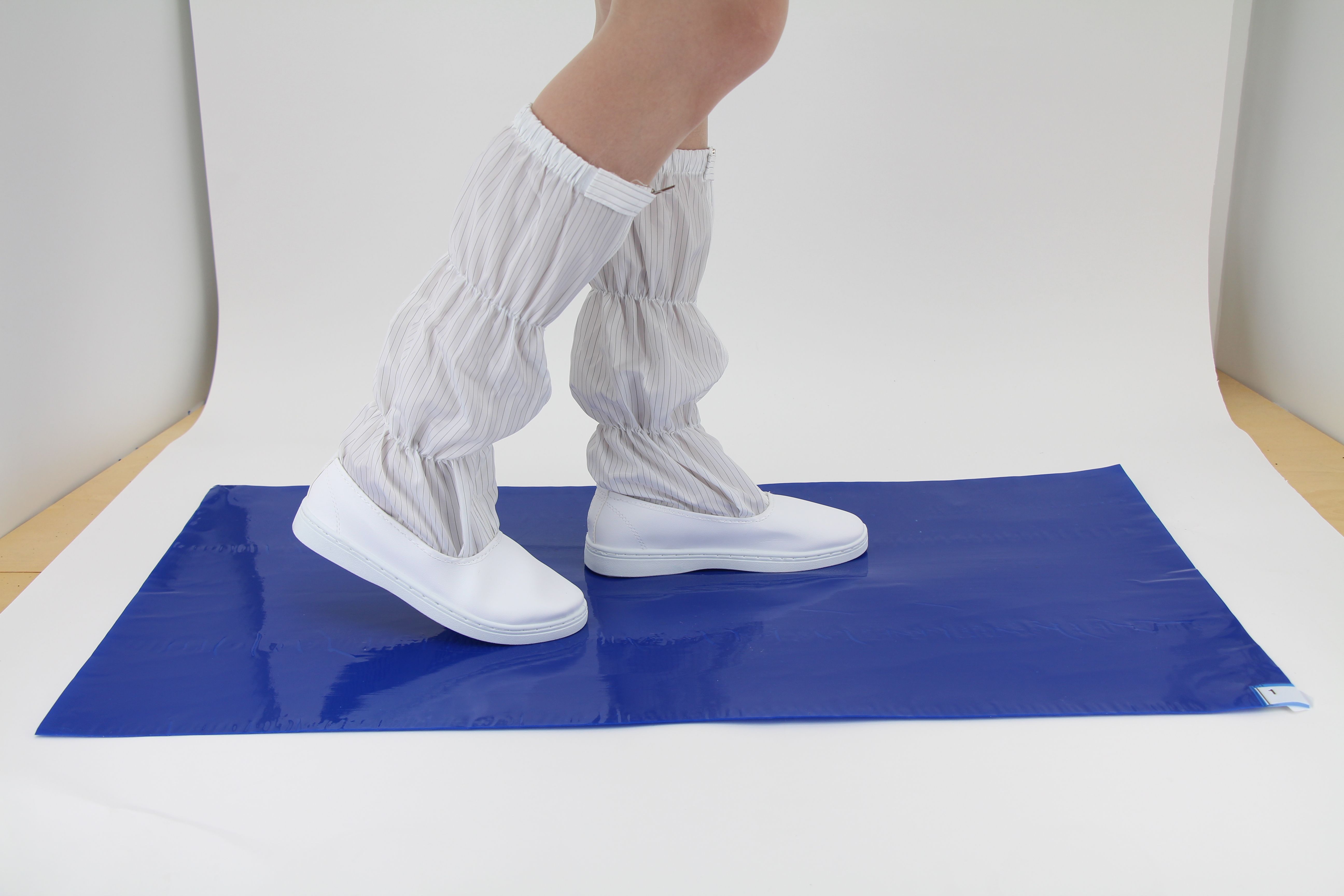 Le matériau du tapis collant